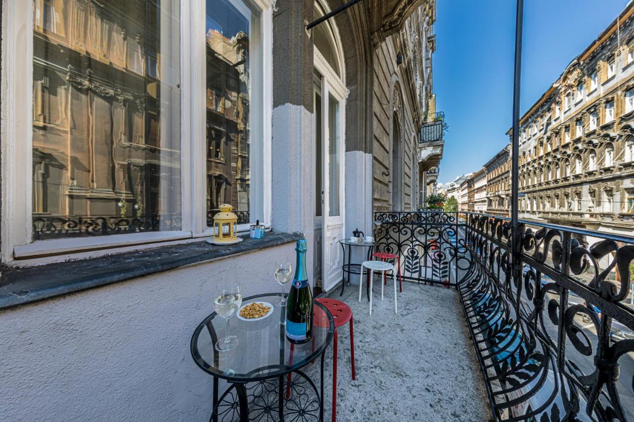 Luxury Art Deco Flat / Big Balcony Appartement Boedapest Buitenkant foto