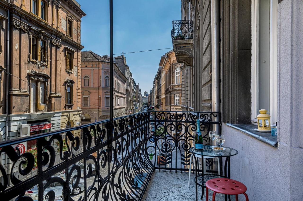 Luxury Art Deco Flat / Big Balcony Appartement Boedapest Buitenkant foto